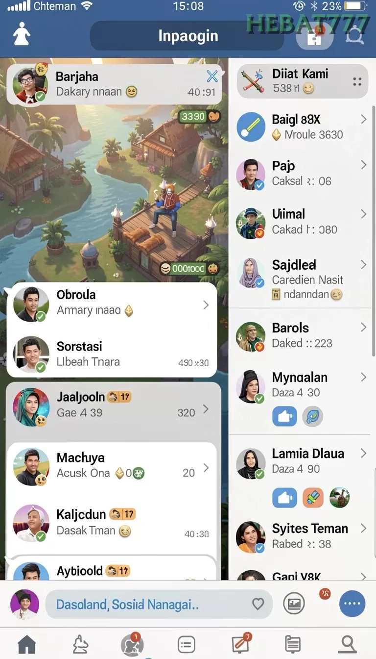Cuplikan layar SEMAR99 — menu navigasi