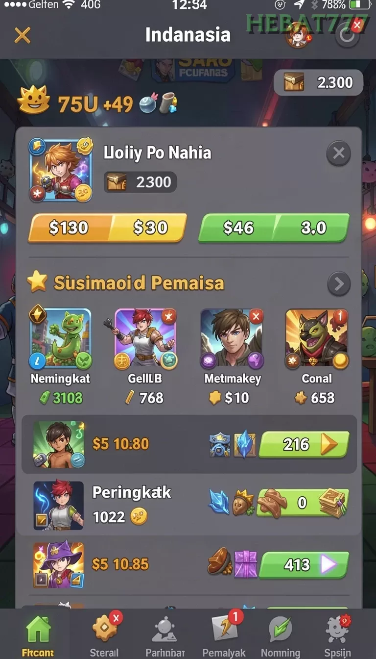 Cuplikan layar NUSBAT88 — halaman utama