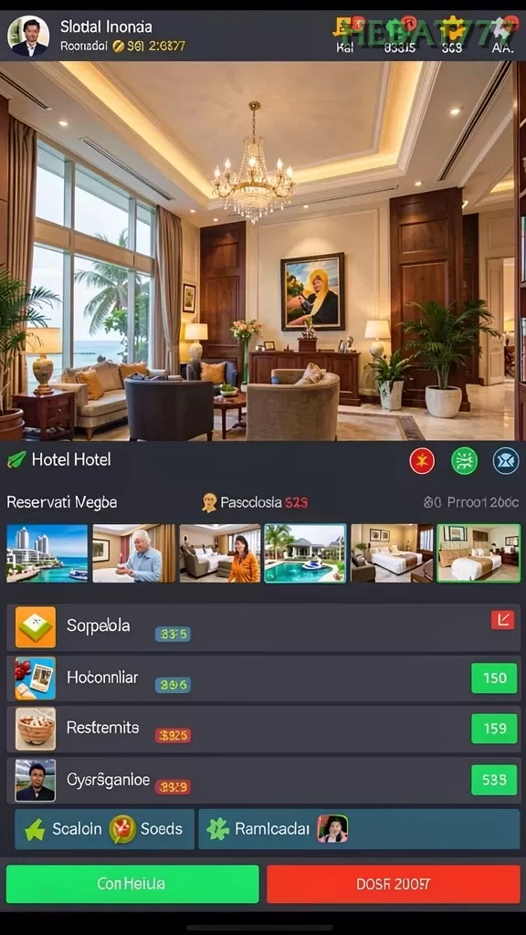 Cuplikan layar PAKDE4D — menu navigasi